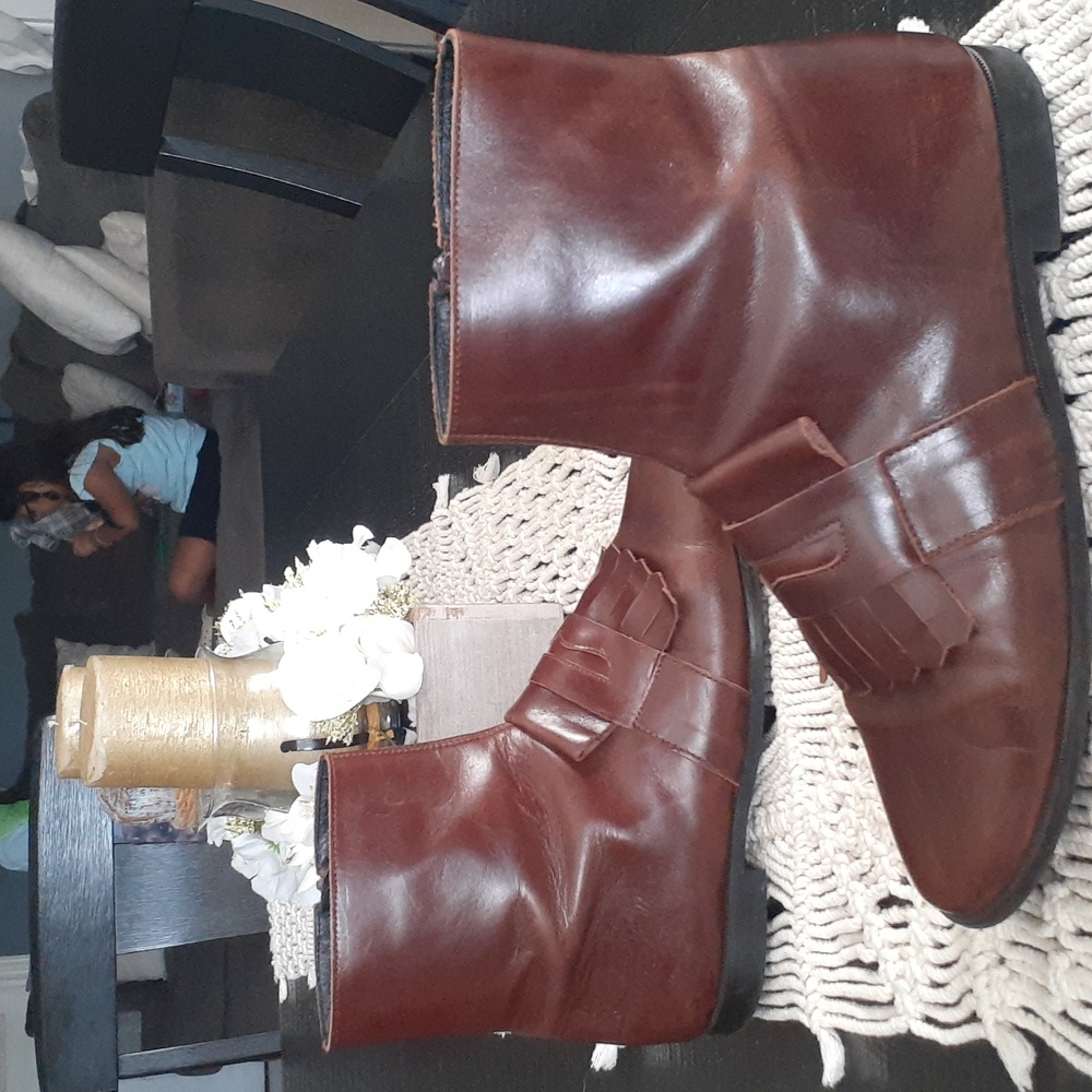 LEATHER ANKLE BOOTIES LEATHER WOMEN